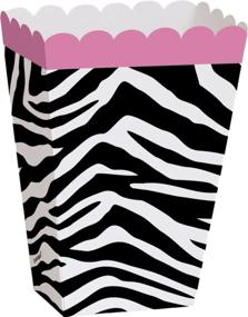 img 3 attached to 🍿 8 Count Zebra Print Popcorn Treat Boxes