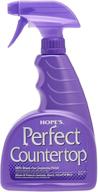 🧼 versatile cleaning power: hope's perfect countertop cleaner and polish - streak-free for stone, laminate, corian, granite, quartz, marble | 22-ounce spray bottle | pack of 1 logo