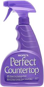 img 4 attached to 🧼 Versatile Cleaning Power: Hope's Perfect Countertop Cleaner and Polish - Streak-Free for Stone, Laminate, CORIAN, Granite, Quartz, Marble | 22-Ounce Spray Bottle | Pack of 1