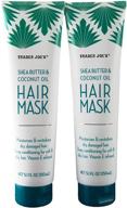 💆 revitalize and nourish your hair: shea butter & coconut oil hair mask (2 pack)" logo