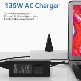 img 3 attached to High-Quality 135W AC Power Adapter Laptop Charger for Lenovo Y40-70 Y50-70 Y50-80 Y50-70AS-ISE Y700-15ISK 720-15IKB Z710 ThinkPad T440P T470p T540p ADL135NDC3A Supply Cord