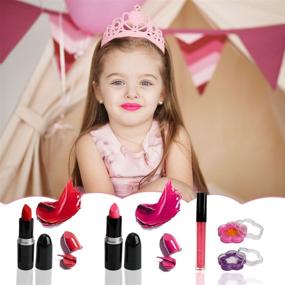 img 1 attached to 👸✨ Princess Flybay Children's Washable Real Makeup