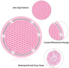 img 1 attached to Защитите интерьер вашего автомобиля 🚗 с набором из 4 универсальных автомобильных подстаканников.
