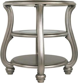 img 3 attached to Silver Glam End Table - Signature Design by Ashley Coralayne