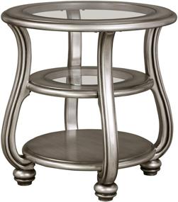 img 4 attached to Silver Glam End Table - Signature Design by Ashley Coralayne