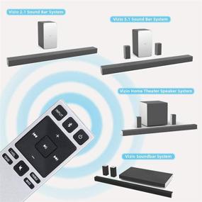 img 3 attached to 🔊 Акустическая система UNOCAR в качестве замены для звуковой панели Vizio 5.1 2.1 для домашнего кинотеатра - Пульт XRS321 для моделей SS2520 SS2521 SB2920 SB3820 SB3821 SB3830 SB3831 S2120W S2121W S2920W.