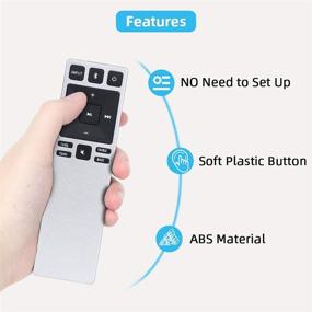 img 1 attached to 🔊 Акустическая система UNOCAR в качестве замены для звуковой панели Vizio 5.1 2.1 для домашнего кинотеатра - Пульт XRS321 для моделей SS2520 SS2521 SB2920 SB3820 SB3821 SB3830 SB3831 S2120W S2121W S2920W.