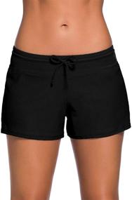 img 4 attached to Omens Board Shorts Bottom Jammer Women's Clothing