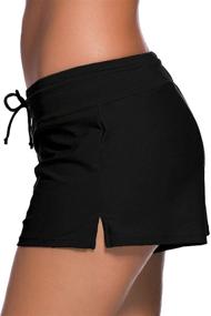 img 2 attached to Omens Board Shorts Bottom Jammer Women's Clothing