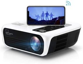 img 4 attached to TVY Projector Synchronize Smartphone Compatible Television & Video