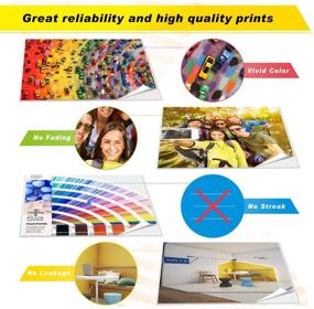 img 3 attached to V4INK 054H Compatible Toner Cartridge: High Yield Replacement for Canon 054H CRG-054H - LBP622Cdw MF644Cdw MF641Cdw MF642Cdw Printer - Black Cyan Magenta Yellow