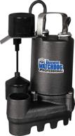 💦 the basement watchdog model si-50v: powerful 1/2 hp cast iron submersible sump pump with vertical float switch - reliable 4,300 gph at 0 ft. and 3,600 gph at 10 ft. logo