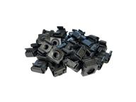 premium usa-made rackgold black 🔩 10-32 cage nuts - 25 pack логотип