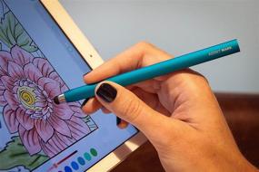 img 2 attached to Adonit Mark (Teal) Executive Capacitive Stylus For Touchscreen Kindle Touch IPad/Air/IPad Pro/Mini