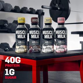 img 3 attached to 🏋️ Muscle Milk Pro Series Protein Shake, Knockout Chocolate: Boost Your Workout with 40g Protein - 12 Pack, 14 Fl Oz Per Bottle