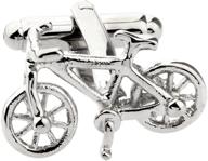 🚴 mrcuff cyclists cufflinks: enhancing men's accessory collection with sleek cufflinks, shirt studs & tie clips for polished style logo