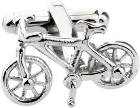 img 4 attached to 🚴 MRCUFF Cyclists Cufflinks: Enhancing Men's Accessory Collection with Sleek Cufflinks, Shirt Studs & Tie Clips for Polished Style