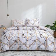 comforter geometric reversible alternative pillowcases logo