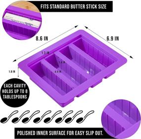 img 3 attached to 🧈 Versatile Premium Silicone Butter Mold: Essential Food Service Equipment & Supplies