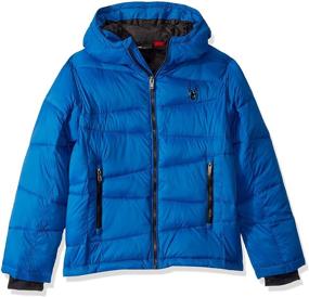 img 3 attached to 🧥 Stay Warm and Stylish with Spyder Youth Nexus Puffer Black Boys' Clothing