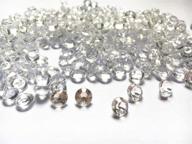 brilliant shop 1000 pcs clear 8mm acrylic faux round diamond crystals for table scatters, vase fillers, events, weddings, arts and crafts logo