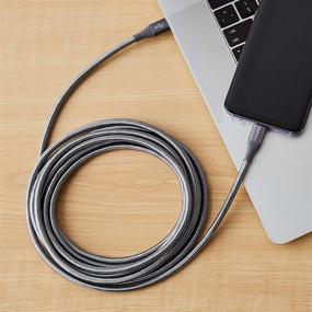 img 1 attached to 💪 Enhanced Performance: Amazon Basics Aluminum Braided Delivery Cable