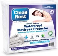 clean rest fitted mattress cover logo