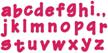 sizzix 657893 lollipop lowercase alphabet logo