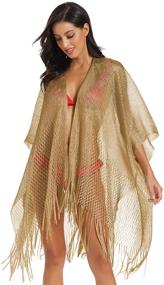 img 2 attached to 👗 Evening Dress Shawls Wraps in Gold for Women's Clothing