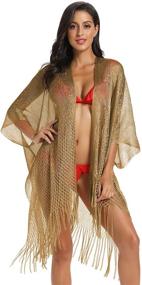 img 4 attached to 👗 Evening Dress Shawls Wraps in Gold for Women's Clothing
