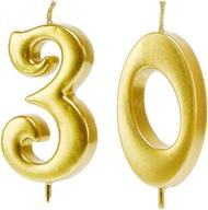 number birthday candles toppers decorations logo