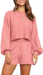 img 4 attached to 👚 ZESICA Women's Clothing Sweatsuit Pullover Sweater Outfits