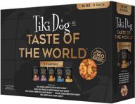 🍲 tiki dog taste of the world – meaty wet food with restaurant-inspired flavors in savory broth, convenient and ready-to-serve logo