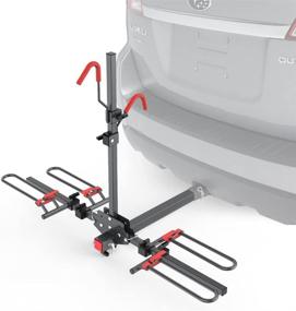 img 4 attached to 🚲 MARVOWARE Hitch Mounted Foldable 2-Bike Rack: Ultimate Platform-style Carrier for Cars, Trucks, and SUVs with 2" Hitch