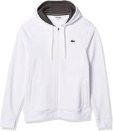 флисовая толстовка с рукавами lacoste x large логотип