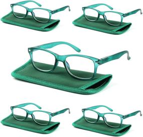 img 4 attached to EFE Reading Glasses Pack Lightweight