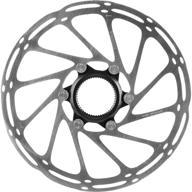 sram centerline centerlock black 200mm logo