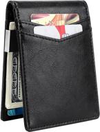 zrtary minimalist wallet leather blocking men's accessories for wallets, card cases & money organizers логотип