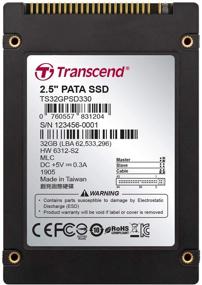 img 4 attached to 💾 32GB Transcend PSD330 2.5-inch IDE Internal SSD MLC Flash Solid State Disk