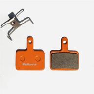 π· gekors disc brake pads for shimano/tektro/trp bicycles - 1 pair with spring logo