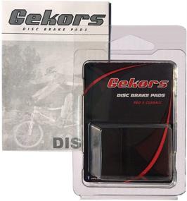 img 1 attached to π· Gekors Disc Brake Pads for Shimano/Tektro/TRP Bicycles - 1 Pair with Spring