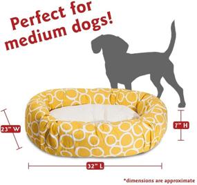 img 2 attached to 🐾 Majestic Pet Fusion Sherpa Bagel Bed: Luxurious Comfort for Your Furry Friend