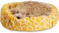 🐾 majestic pet fusion sherpa bagel bed: luxurious comfort for your furry friend logo