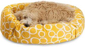 img 4 attached to 🐾 Majestic Pet Fusion Sherpa Bagel Bed: Luxurious Comfort for Your Furry Friend