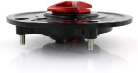 img 3 attached to 🔴 Xitomer CNC Aluminum Billet Fuel Tank Cap - Compatible with ZX-6R ZX636, Ninja ZX-10R, KLE650, KLZ1000, ZX-14R ZZR1400 - Red Gas Cover