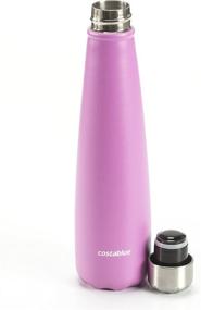 img 1 attached to 🌸 Costablue Santa Monica Collection Vacuum Insulated Stainless Steel Water Bottle - 17oz (500ml) - Leak Proof, No Sweat, Hot/Cold Retention - Pink