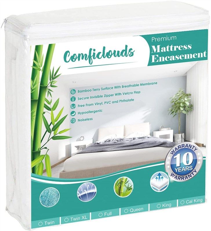 comficlouds encasement waterproof hypoallergenic breathable 로고