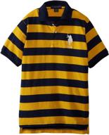 stylish u.s. polo assn. little boys' yarn dyed striped polo shirt - a must-have for your little man logo