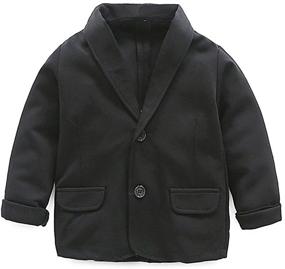 img 4 attached to Boys' Fashion Blazer Jackets: Stylish Outerwear for Little Gentlemen