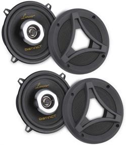 img 4 attached to 🚗 Upgrade Your Car Audio Experience with Lanzar DCT65.2 2-Way Universal Car Stereo Speakers - 180W Dual 6.5 Inch Quick Replacement Component Speakers - Pro Audio Quality
